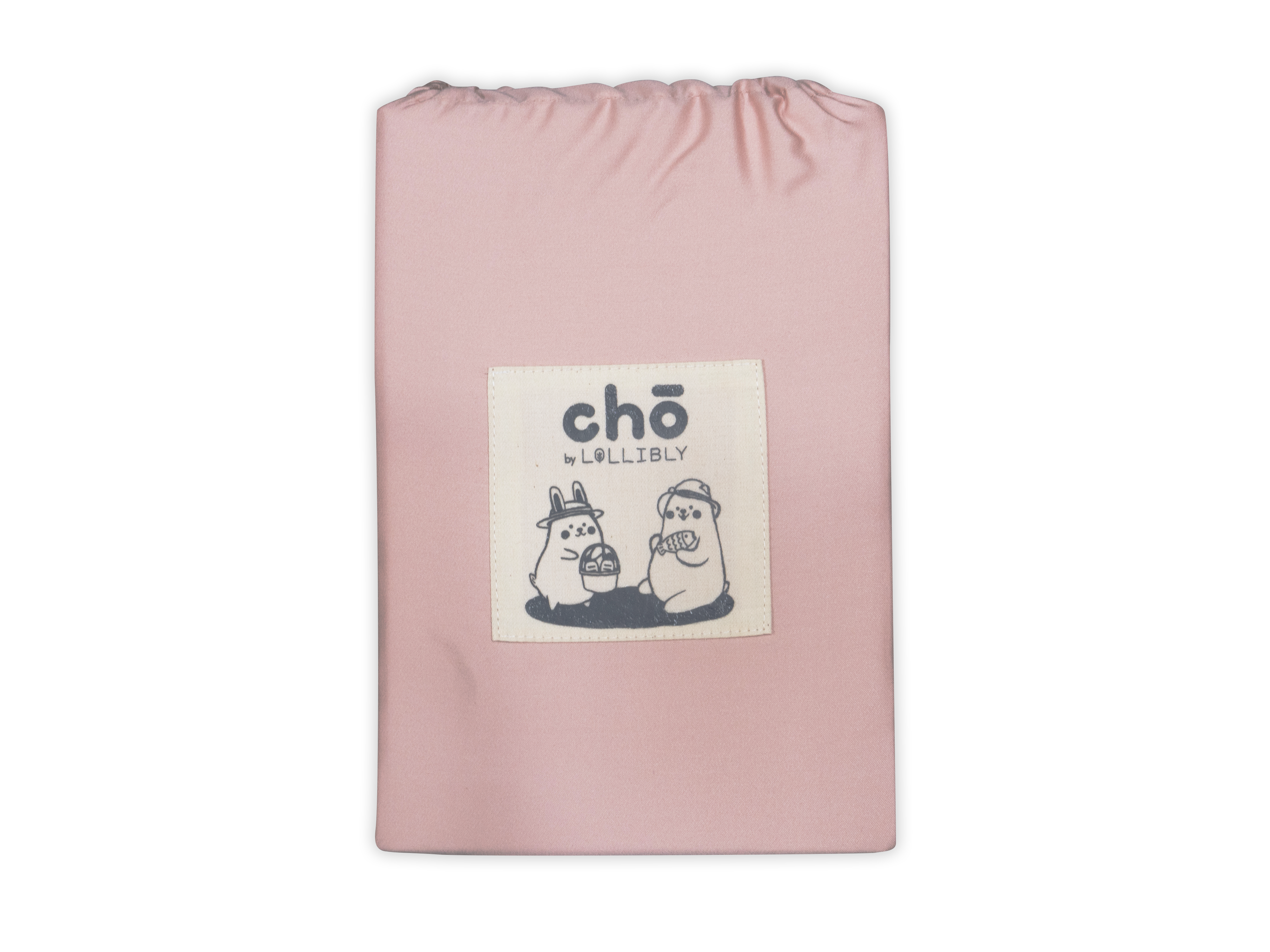 Cho Bamboo Baby Cot Sheet (Blush)
