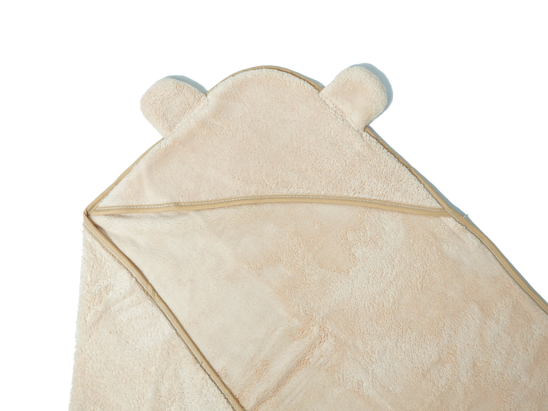 Hooded Bath Towel (Cream)