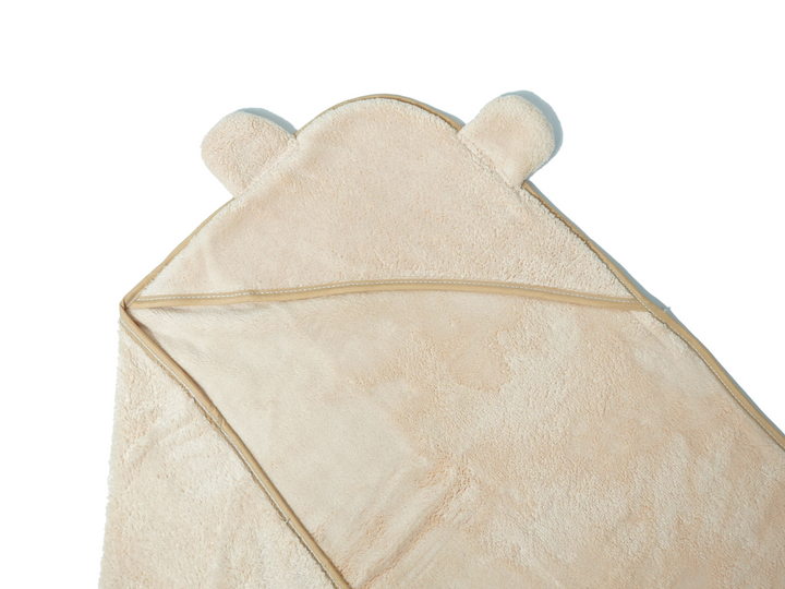 Hooded Bath Towel (Cream)