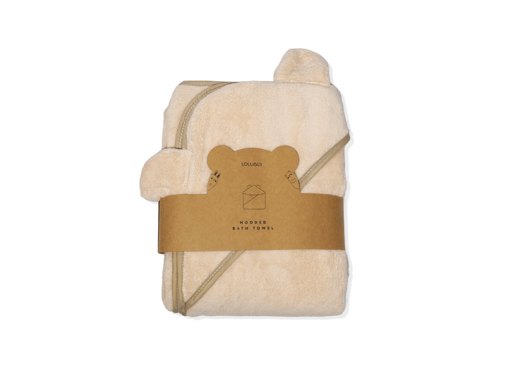 Hooded Bath Towel (Cream)