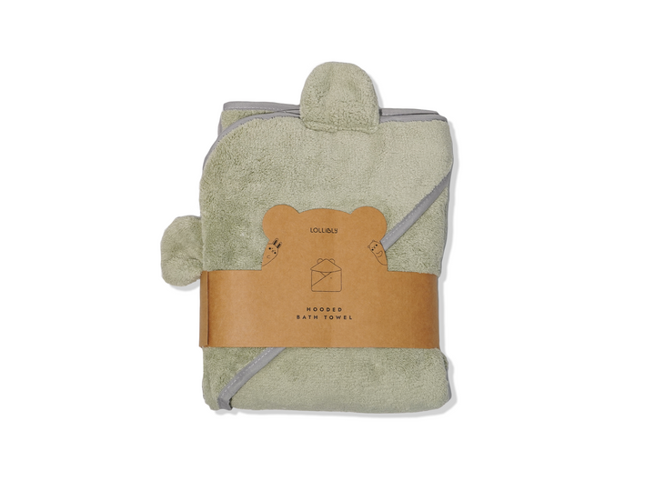 Hooded Bath Towel (Sage)