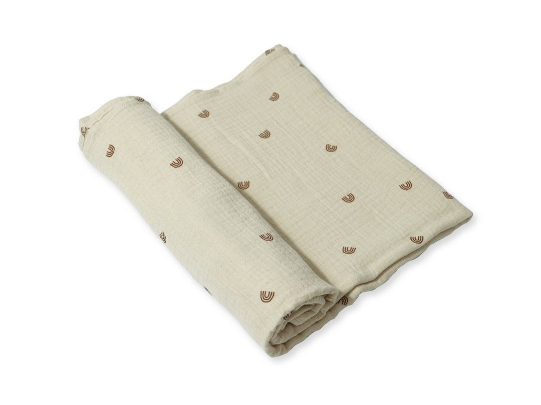 Baby Muslin Swaddle (Rainbow)