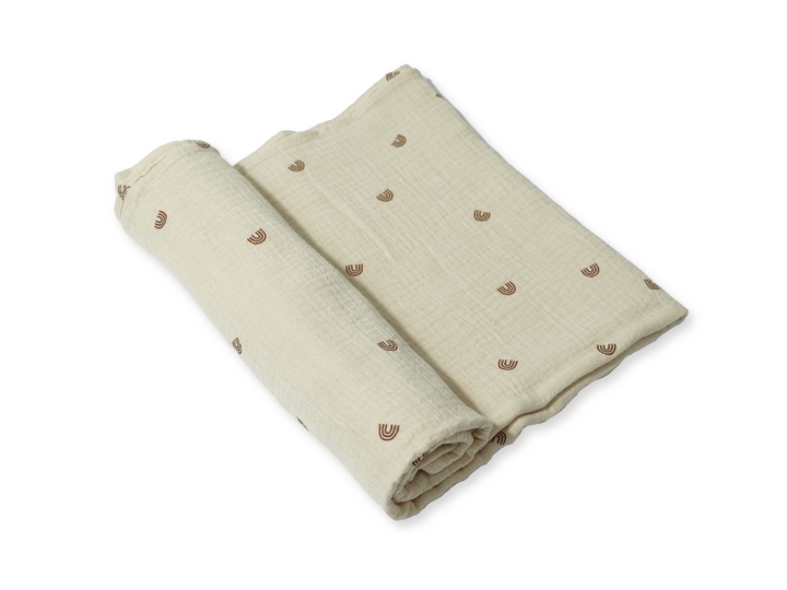 Baby Muslin Swaddle (Rainbow)