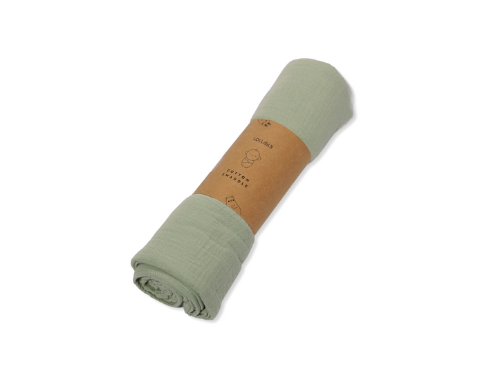 Baby Muslin Swaddle (Sage)