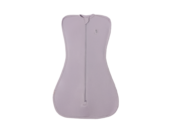 Lollibly Organic Bamboo Baby Zip Swaddle Bag Lavender Light Purple