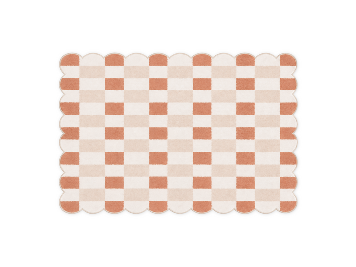 Lollibly Waffle Plush Playmat in Big One (200 × 140 cm), featuring soft, scalloped edges.