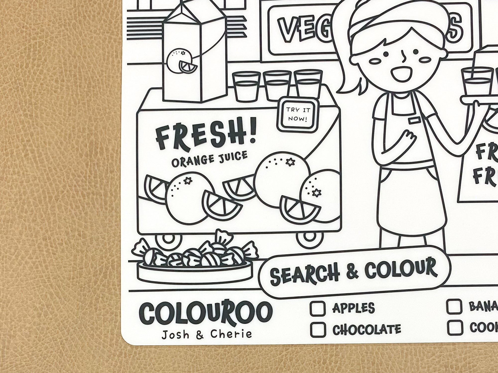 Grocery Store: Search & Colour Mat