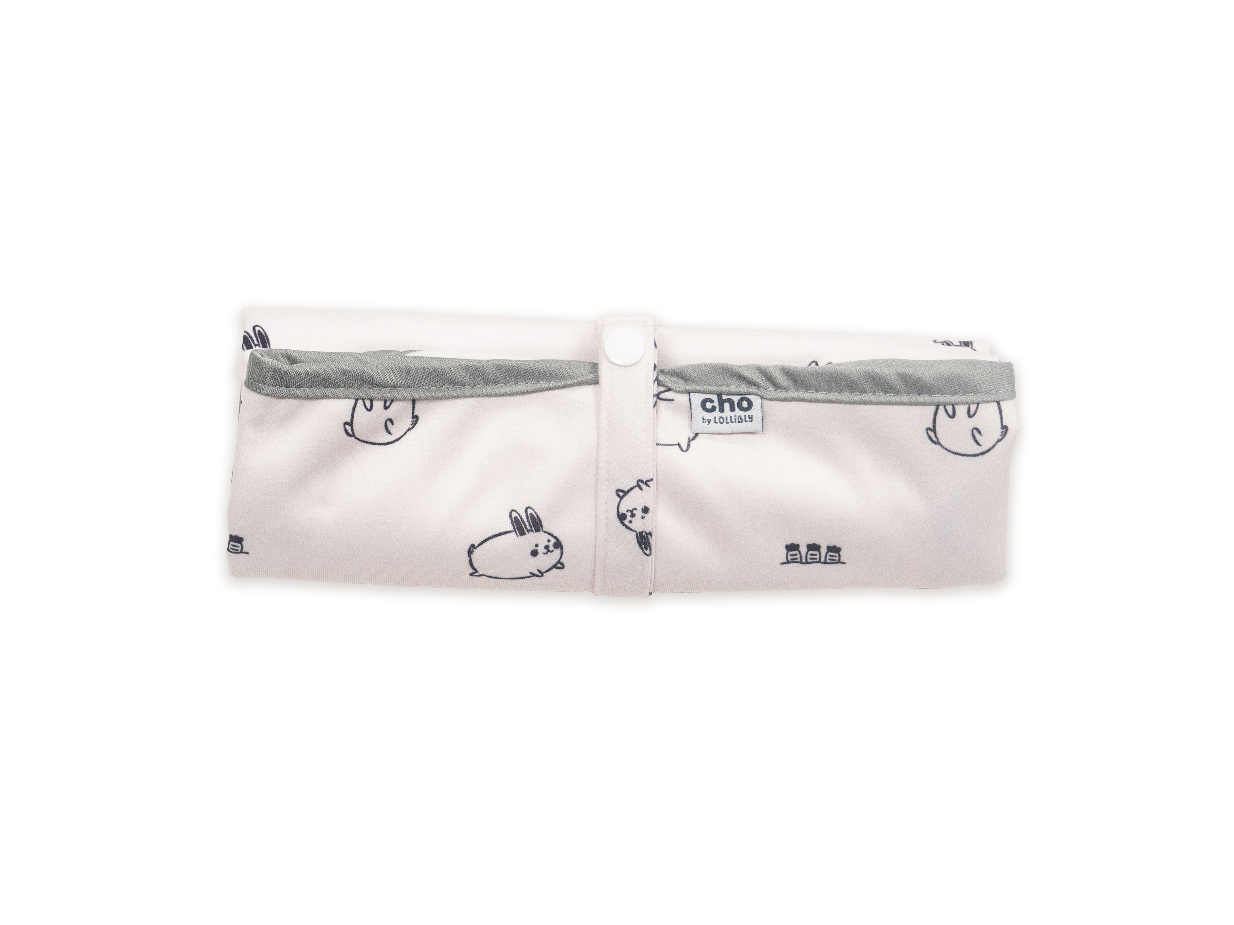 Cho Portable Changing Mat: Momo Bunny Slate (50 x 70cm)