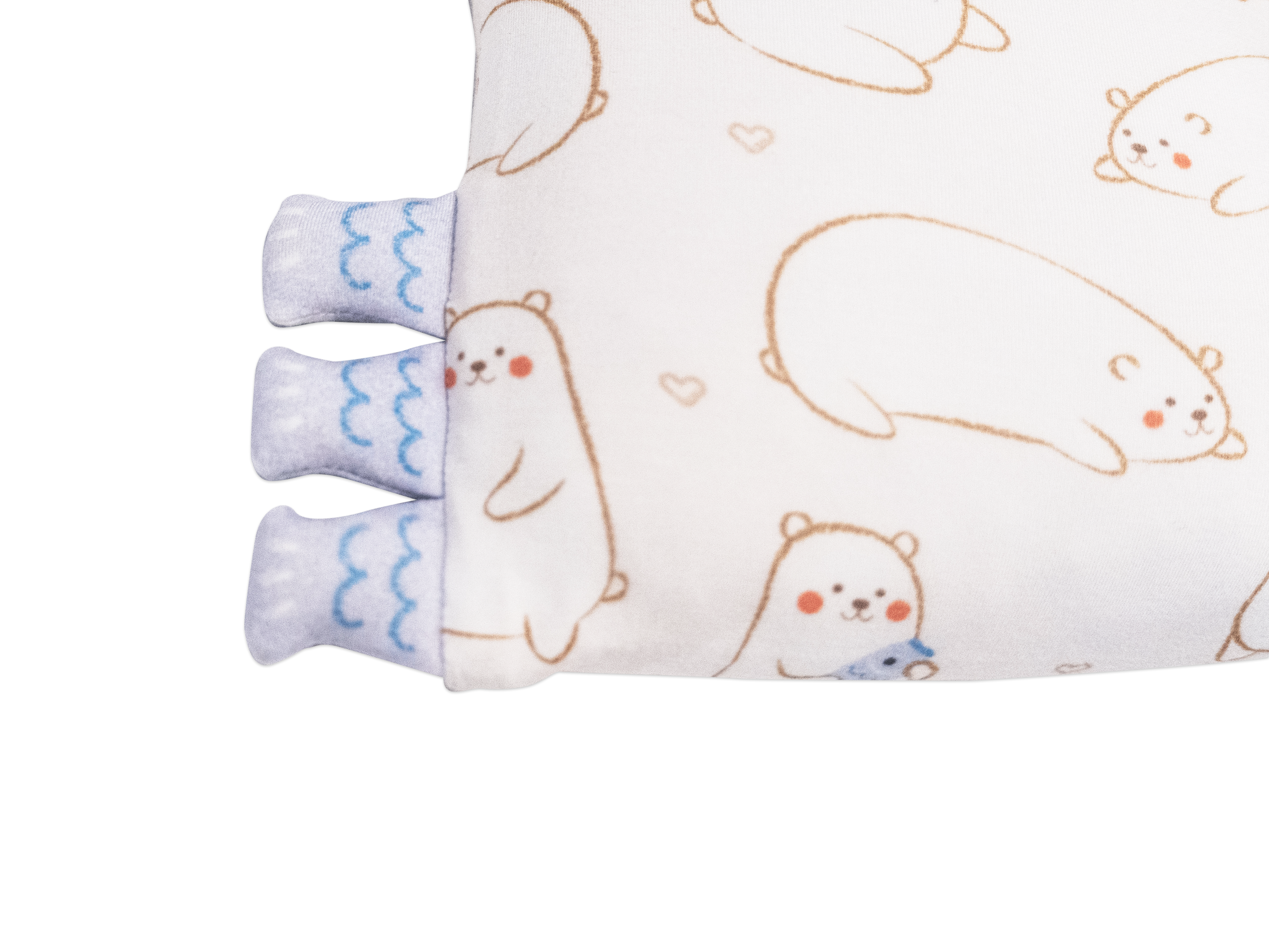 [EXTRA COVER] Cho Snuggy Buddy Pillow (Maru Bear: Medium 18 x 38cm)