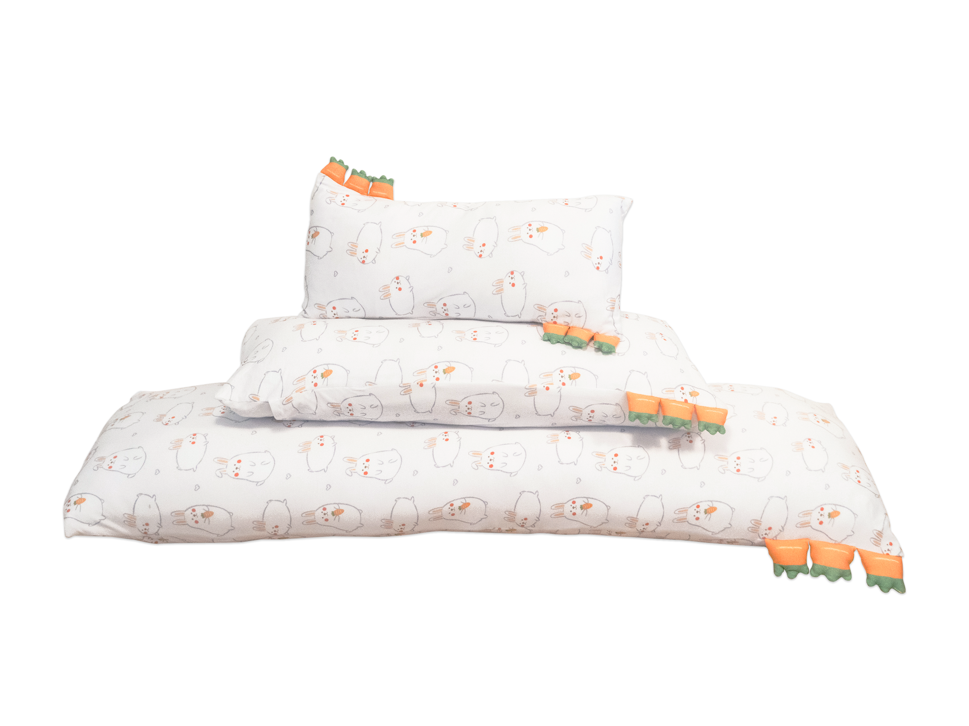Cho Snuggy Buddy Pillow (Momo Bunny: Large 23 x 53cm)
